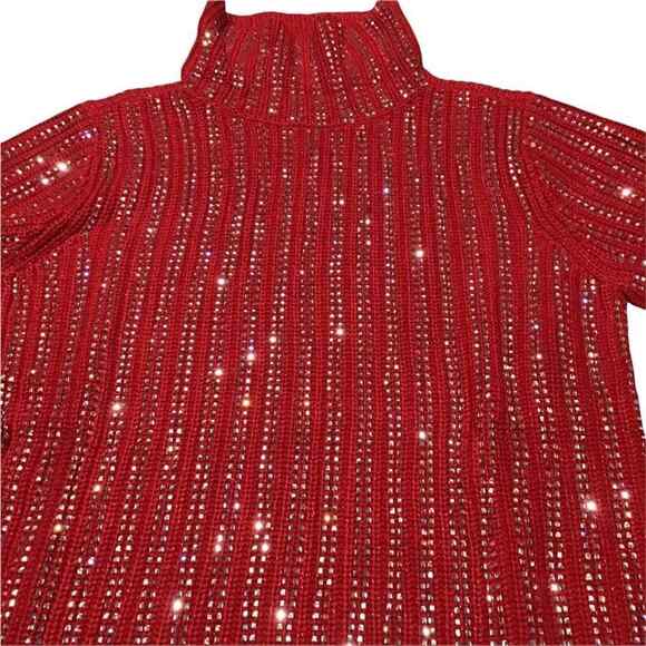INC International Concepts Women’s XS Red Embellished Sweater NWT - Picture 13 of 15